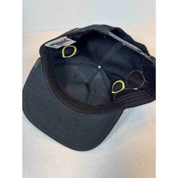 Sonic the Hedgehog baseball cap hat black patch logo snapback Egg man - Picture 7 of 10